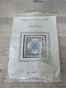 Nancy Needle Hearts And Flowers Quilt Needlepoint Kit + Floral Quilt 242d - Picture 1 of 7