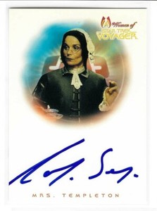 Carolyn Seymour As Mrs. Templeton Star Trek Women Of Voyager Autograph Card A10