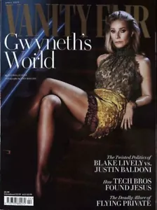 Vanity Fair Magazine Gwyneth Paltrow Blake Lively Justin Baldoni Flying Private - Picture 1 of 12