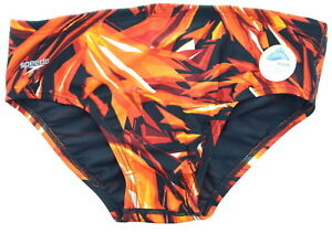 Speedo Boy's Youth Performance Vortex Splice Race Swimsuit Trunk Briefs 8051302