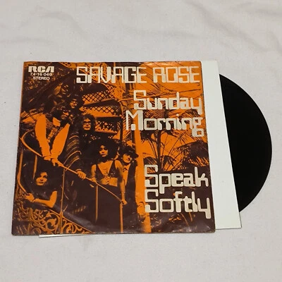 Savage Rose - Sunday Morning Speak Softly RCA vinyl record EP 7" - Image 1 of 4