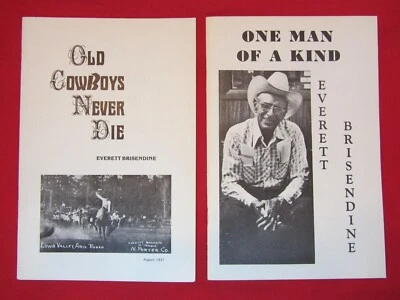 ОДИН ЧЕЛОВЕК В СВОЕМ РОДЕ И СТАРЫЕ КОВБОИ НИКОГДА НЕ УМИРАЮТ, Эверетт Брисендин, Аризона стихи - Изображение 1 из 4