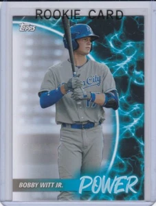BOBBY WITT JR. ROOKIE CARD 2021 Topps POWER BASEBALL RC Kansas City Royals - Picture 1 of 2
