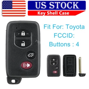 Keyless Entry Remote Key Fob Shell Case for Toyota Highlander Rav4 Venza FR-S - Picture 1 of 10