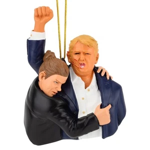SIN EMBALAJE - Te lo perdiste - Donald Trump adorno de Navidad político presidencial - Imagen 1 de 7