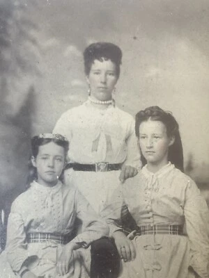 Three Women Portrait Ferrotype  - Image 1 of 4