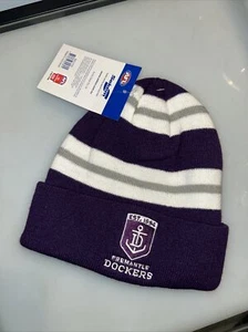 Fremantle Dockers AFL Adults Wozza Beanie +scarf Set by Sporting House - Picture 1 of 6