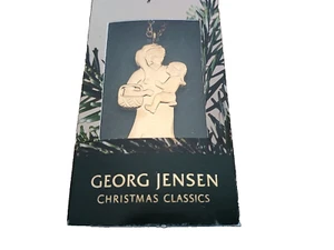 Georg Jensen Mutter & Kind Pixie messingbeschichtet mit 14k Gold Weihnachtsschmuck - Bild 1 von 6