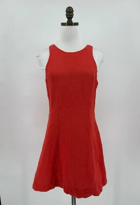 Vestido Corto Acampanado Rag & Bone Para Mujer Rojo Naranja Talla 4 Foto 1 de 4