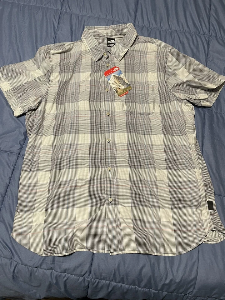 Camisa North Face Expedition con bolsillo oculto para pasaporte talla XL manga corta Foto 1 de 4