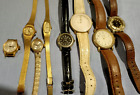 Vintage Mixed Lot Watches For Repair Or Parts Unsure If Any Work