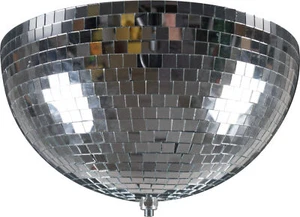 20" Half Mirror Ball with Built In Motor - Picture 1 of 4