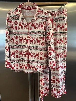Hanna Andersson Adult Small Scandi Snowflake Fair Isle Pajama Set - Image 1 of 4