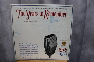 The Longines Symphonette Society Presents - The Years To Remember 1945-1963 - Image 1 of 3