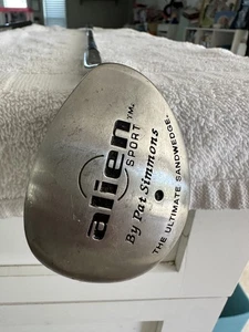 Alien Sports "THE ULTIMATE SAND WEDGE" by Pat Simmons Steel shaft RH - Picture 1 of 4