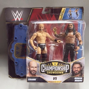 MATTEL WWE Roman Reigns vs Cesaro Championship Showdown Action Figure Set SIB - Picture 1 of 6