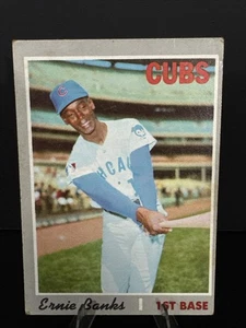 1970 Topps #630 Ernie Banks Chicago Cubs HOF EX-VG - Picture 1 of 4