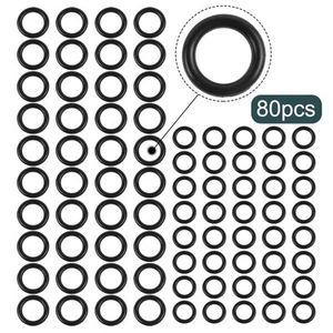 Pressure Washer O-rings For 1/4 M22 3/8 Quick Connect Fittings, 80 Pcs, Black - Picture 1 of 24