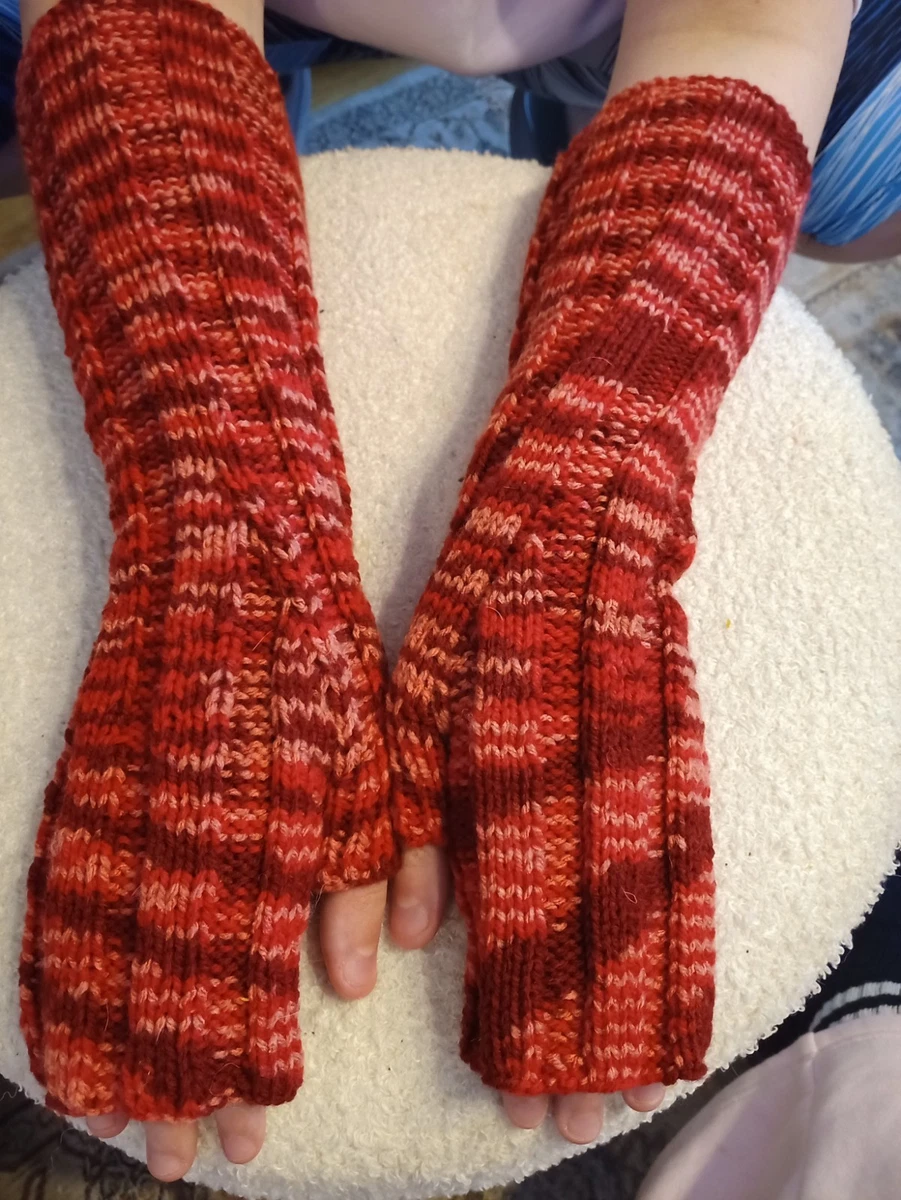 Fingerlose Handschuhe Damen – Warme Armstulpen Aus Acryl Für Kalte Tage Im Büro & Outdoor