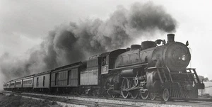 Vintage 8x5 B&W Steam Locomotive #15 Train Photo Harold K Vollrath 1923 - Picture 1 of 3