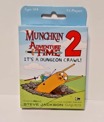 Munchkin Adventure Time Game #2 It's A Dungeon Crawl Expansion, Complete - Image 1 of 4
