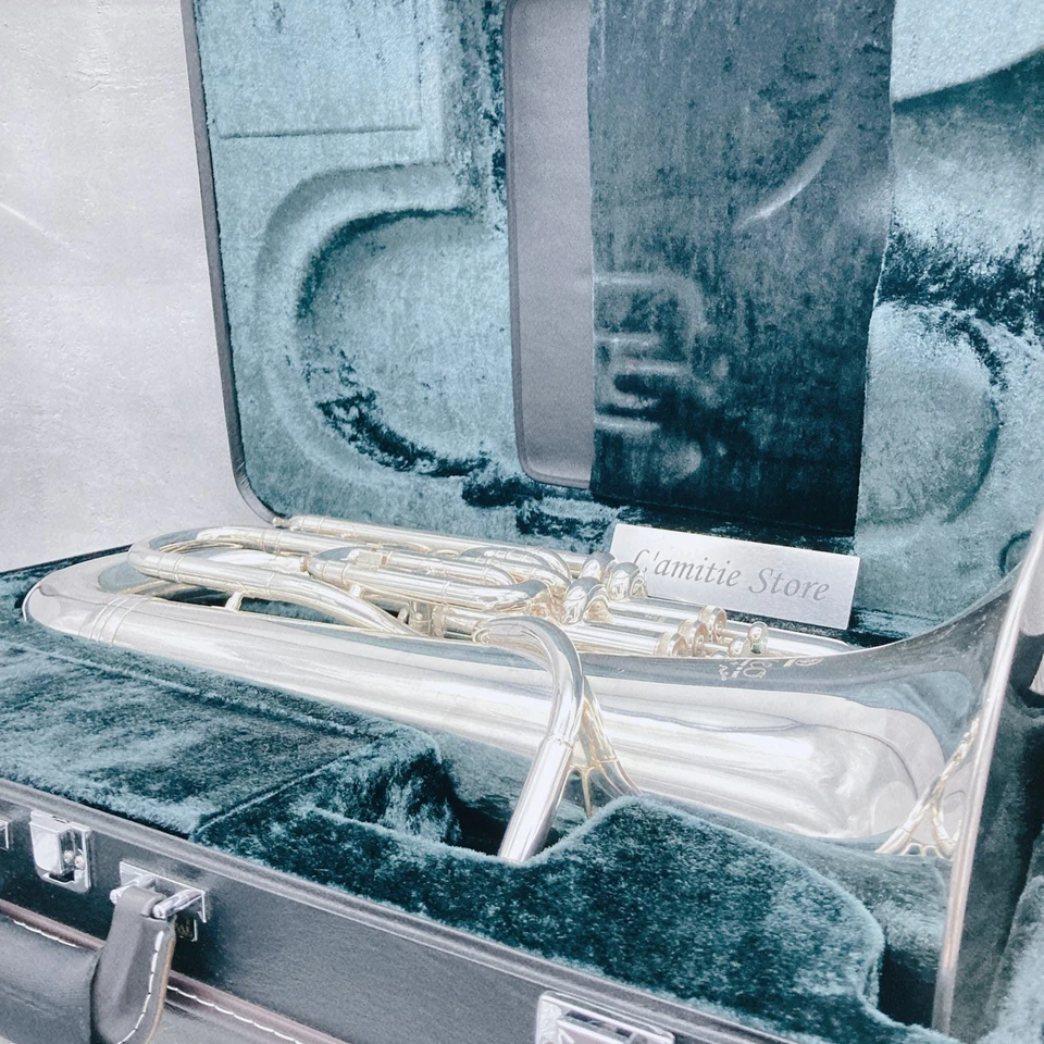 Yamaha YEP-642S Bb-Euphonium Silver Neo Series YEP642 YEP642S 642 S Tested Japan - Image 1 of 4