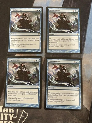 MTG - MISDIRECTION, *Full Playset*, Conspiracy, 2014, NM, Reg. Rare, (sept25') - Image 1 of 4