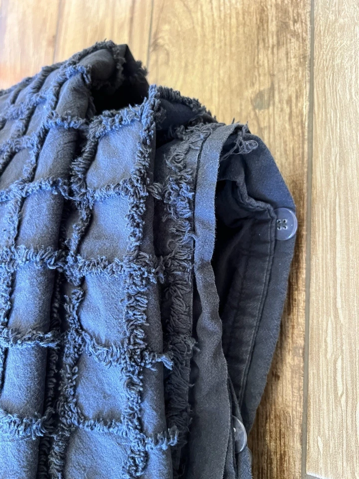 Oscar & Oliver New York Cameron Blue Queen Duvet Cover 93 x 88” Heavy Cotton - Image 1 of 4