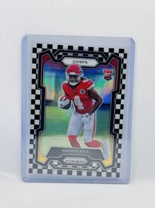 2023 Panini Prizm Black & White Checkerboard Rashee Rice RC Rookie #350 Checker - Bild 1 von 2