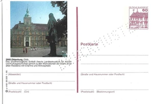 P 138 imagen postal patrón impreso 60 Pfennig B&S Oldenburg p4/60 ** - Imagen 1 de 1