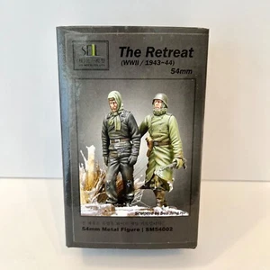 RARE - SEIL Model - 54mm The Retreat (WWII/1943-44) White Metal Kit #SM54002 - Picture 1 of 11