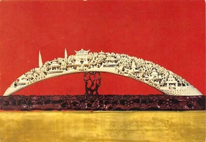 B281) FIESOLE S FRANCESCO MUSEO ZANNA ELEFANTE CITTA' DI PECHINO AVORIO FIRENZE - Picture 1 of 2