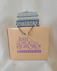 Just the Right Shoe by Raine Accessory "Frosted Fantasy Box" Blue trinket pearls