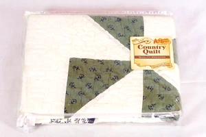 Cracker Barrel Vintage Country Quilt Pam Standard Quilted Pillow Sham 20 x 26 - Imagen 1 de 7