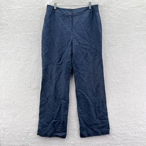 Kate Hill Dress Pants Womens 4P Blue 30x28 Professional Work Suit Pant 4 Petite - Picture 1 of 13
