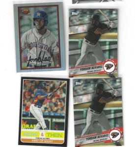 4x yordan Alvarez 2x 2019 Topps debut leaps & bounds heritage now @ then /chrome - Picture 1 of 1