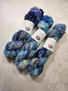 Alpaca / highland wool yarn, Chunky weight, 100g, NORTHERN SKIES - Picture 1 of 10