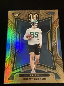 2022 Panini Gold Standard #158 Jeremy Ruckert #/75 SP RC Rookie New York Jets - Picture 1 of 3