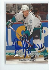 Dan Bylsma Signed 2003/04 In The Game Action Card #5