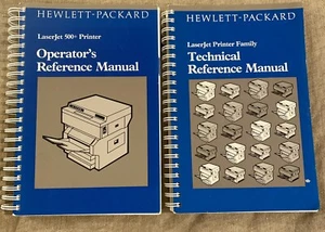 HP LASERJET 500+ PRINTER OPERATOR'S MANUAL & LASERJET PRINTER MANUAL - Picture 1 of 14