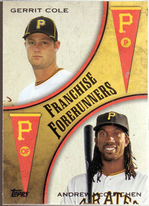2013 (PIRATES) Topps Update Franchise Forerunners #4 Andrew McCutchen/Cole