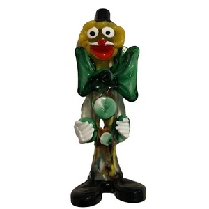 Schöner Vintage Murano handgeblasenes Glas Clown 9,5 Zoll groß - Bild 1 von 10