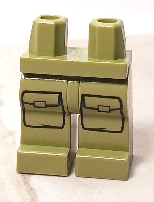 Новый LEGO грузовой брюки ноги оливковый зеленый Chinos сафари джунгли пустыни джинсы путешествий - Изображение 1 из 1