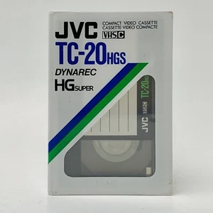 JVC TC-20 Dyarek Super HGS VHS-C Video Cassette Tape - Brand New Sealed HG Super - Picture 1 of 6