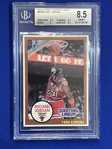 Michael Jordan 1990 Kenner cartes de démarrage #8B Chicago Bulls BGS BCCG 8,5 - Photo 1/3