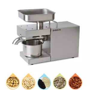 Macchina per olio pressa a freddo automatica 1500W estrattore olio semi girasole 110V 220V - Foto 1 di 8