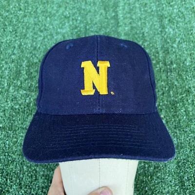 复古 90 年代成人游戏海军学院助产士美国海军合身帽子 7 1/4 — 第 1/4 张图片