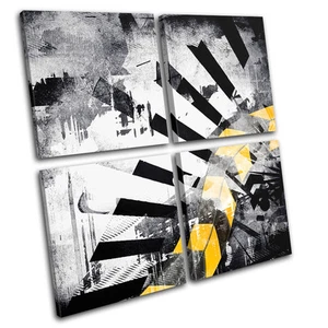 Funky Design Illustration MULTI CANVAS WALL ART Picture Print VA - Picture 1 of 1