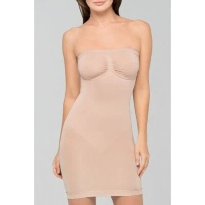 Body Wrap Lites Bra Slip Underwire Nude Shapewear M - Image 1 of 3