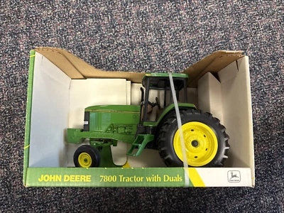 Ertl John Deere 7800 Row Crop 1:16 Diecast Tractor With Duals 1992 NIB Exc Cond - Image 1 of 4